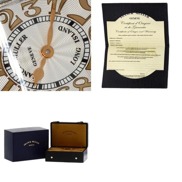 Frank Muller 902RELSTG Long Island Watch Stainless Steel Leather Ladies - Picture 10 of 11